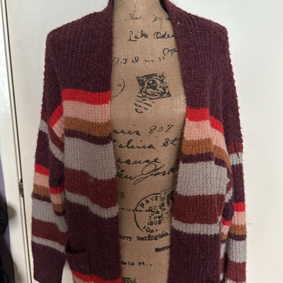 Target A New Day | Striped Knit Cardigan | Large - Picture 7 of 15